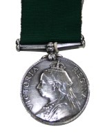 Lot 1058 - A Victorian Volunteer, Long Service and Good...