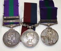 Lot 1066 - An Elizabeth II General Service Medal, awarded...