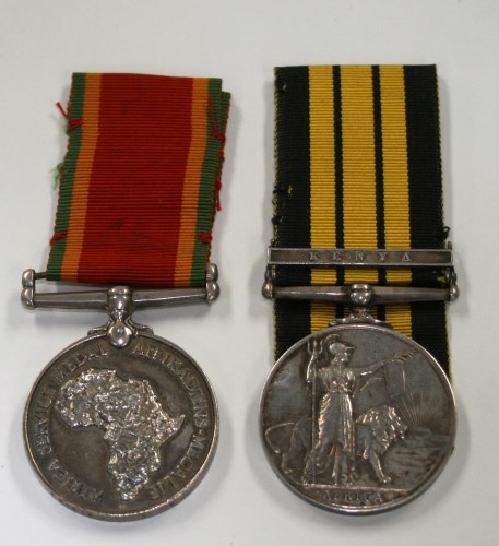 Lot 1069 - An Elizabeth II Africa Medal, with Kenya bar,...