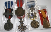 Lot 1073A - Six Belgian medals, including: the Belgian...