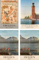 Lot 1117 - Four Swedish advertising posters, one for...