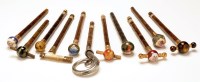 Lot 1136 - A collection of swagger stick finials, many...