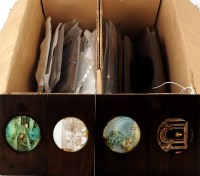 Lot 1147 - A quantity of magic lantern slides, many in...