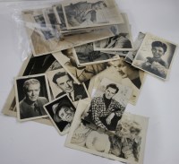 Lot 1162 - A collection of Hollywood and other portrait...