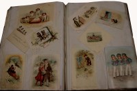 Lot 1164 - A Victorian album of chromolithographic...