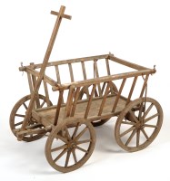 Lot 1170 - A Dutch style cart, with metal bound spoked...