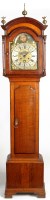 Lot 1216 - Joseph Finney, Liverpool: an oak longcase...