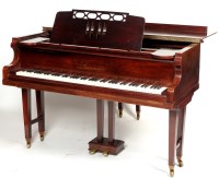 Lot 1303 - A baby grand piano, by Steinmeyer, contained...