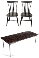 Lot 1316 - John Piper: a mosaic topped table, signed in...