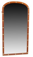 Lot 1352 - A wall mirror in mahogany frame later...