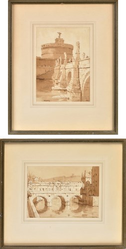 Lot 24 - Sir Ernest George, RA (1839-1922) ''ROME'' AND...