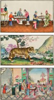 Lot 31 - 19th Century Chinese School SCENES OF IMPERIAL...