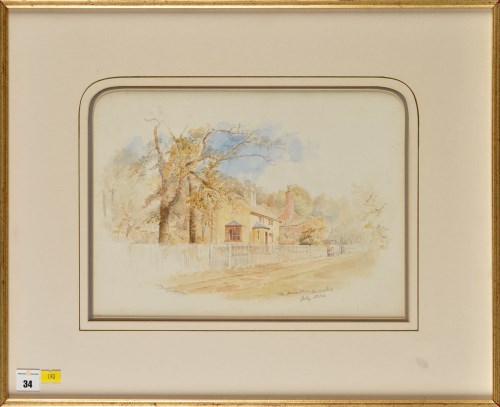 Lot 34 - Thomas Walker Guillod (d.1860) ''THE HERMITAGE,...