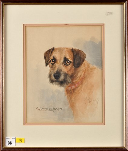 Lot 36 - Reuben Ward Binks (1860-1945) A PORTRAIT OF A...