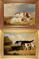 Lot 240 - W*** R*** Robinson (19th Century) SPANIELS AND...