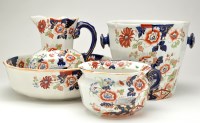 Lot 394 - Four piece Mason's Ironstone chamber set,...