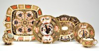 Lot 406 - Royal Crown Derby 'Imari' composite part tea...