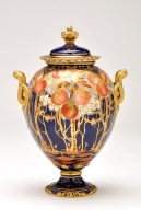 Lot 407 - Royal Crown Derby globular shaped vase and...