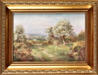 Lot 413 - Royal Worcester 'Countryside' plaque, signed J....