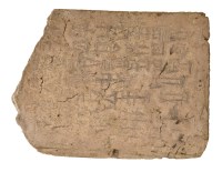 Lot 452 - Impressed clay tablet, probably with...