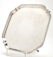 Lot 530 - A George VI salver, by D. (S.) Ltd., Sheffield...