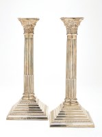 Lot 550 - A pair of Elizabeth II candlesticks, by...