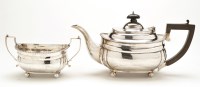 Lot 563 - A George V two-piece tea service, by Heming &...