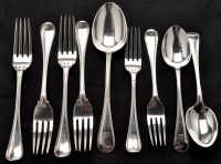 Lot 578 - An early 20th Century flatware service, by...