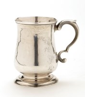 Lot 586 - A George III mug, by David Crawford, Newcastle...