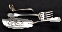 Lot 587 - A George IV fish slice, by John Walton,...