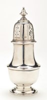 Lot 611 - A George V sugar caster, by Atkin Bros.,...