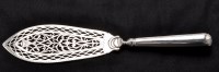 Lot 635 - A George III fish slice, by Hester Bateman,...