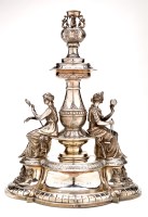Lot 637 - An ornate Victorian table centrepiece,...