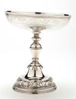 Lot 640 - An Edwardian tazza, maker's mark indistinct,...