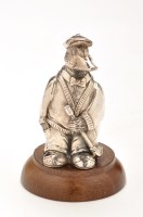 Lot 652 - Of golfing interest: a silver model of a duck...