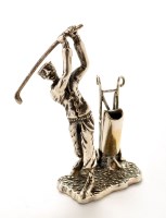 Lot 653 - Of golfing interest: a silver coloured model...