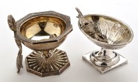 Lot 697 - A Russian silver table salt, St. Petersburg,...