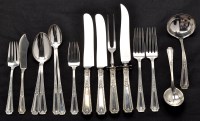 Lot 704 - A Towle Louis XIV style sterling part cutlery...