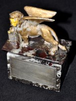 Lot 709 - A reproduction cold painted white metal model...