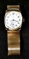 Lot 725 - Tudor: a mid 20th Century 9ct. gold wristwatch,...