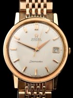 Lot 729 - Omega Seamaster: a gentleman's gold plated and...