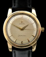 Lot 732 - Omega Seamaster: a gentleman's giltmetal and...