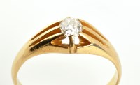 Lot 820 - A gentleman's diamond ring, the old cut...