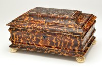 Lot 977 - An early 19th Century tortoiseshell veneered...