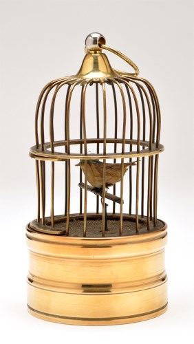 Lot 1001 - A 20th Century bird cage musical automaton,...