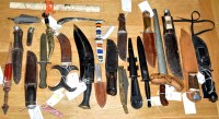 Lot 1039 - A large selection of 20th Century knives, some...