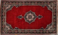 Lot 1049 - A Persian Kashmir rug, the central medallion...