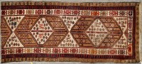 Lot 1064 - An early 20th Century Sarab runner, decorated...