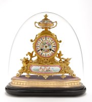 Lot 1088 - A 19th Century French ormolu mantel clock,...