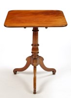 Lot 1135 - A 19th Century mahogany occasional table, the...